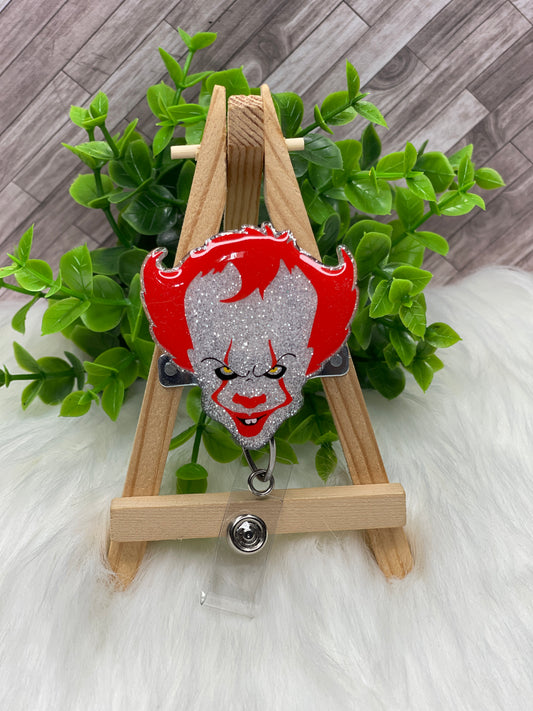 Horror Character Clown Interchangeable Badge Topper