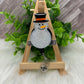 Snowman with Hat Interchangeable Badge Topper