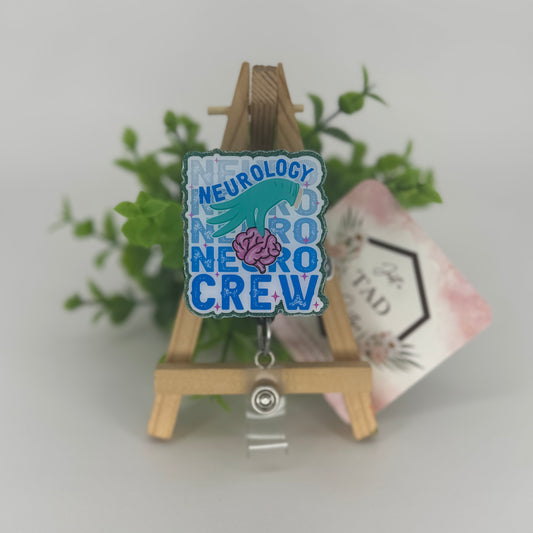 Neurology Crew Interchangeable Badge Reel Topper