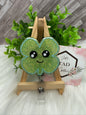 Chubby Clover Glittered Interchangeable Topper
