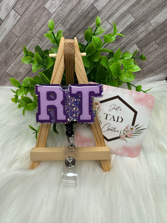 RT Credential Acronym Interchangeable Badge Reel Topper