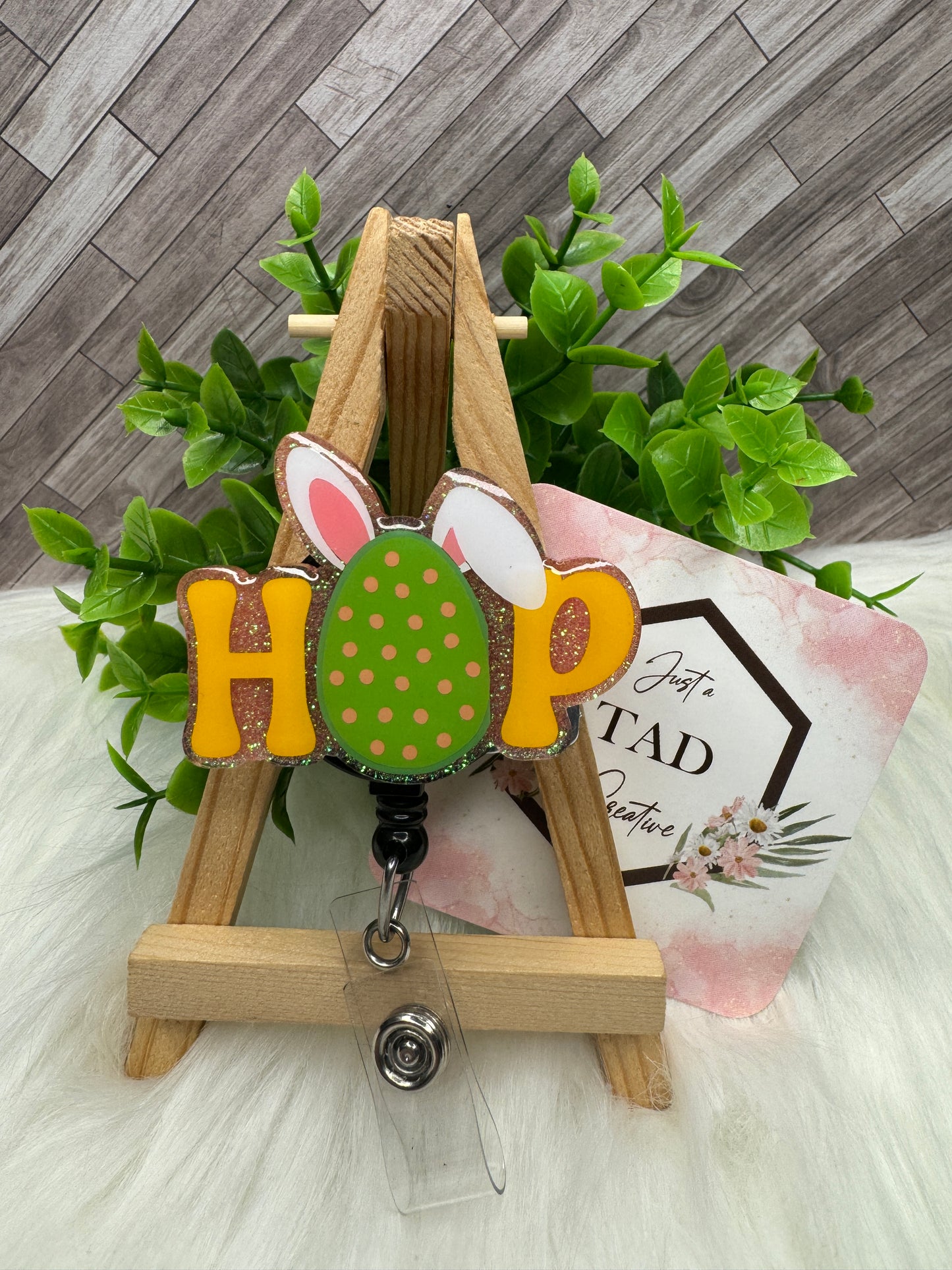 HOP Easter Interchangeable Badge Reel/Lanyard Topper
