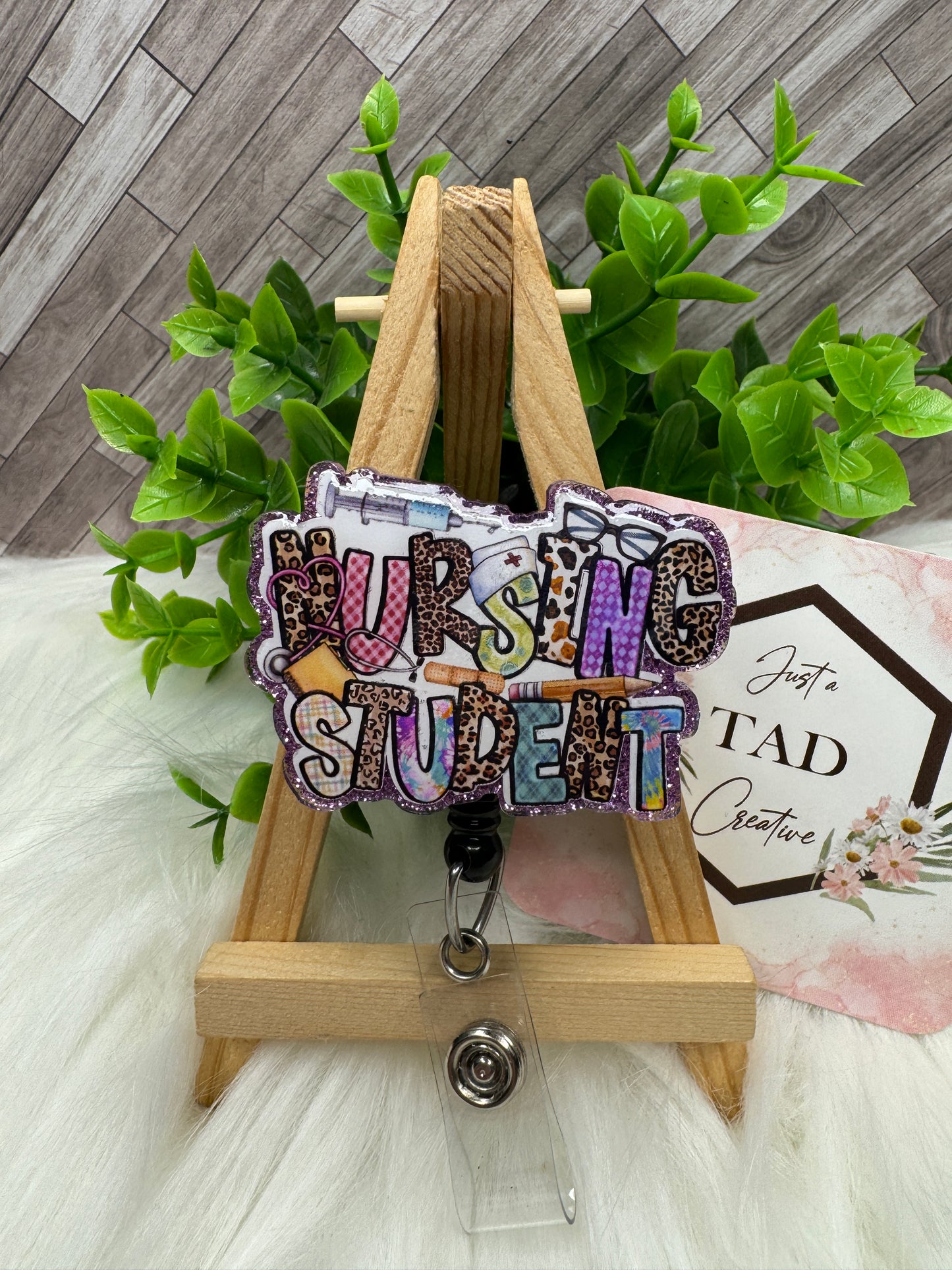 Nursing Student Graphic Interchangeable Badge Topper