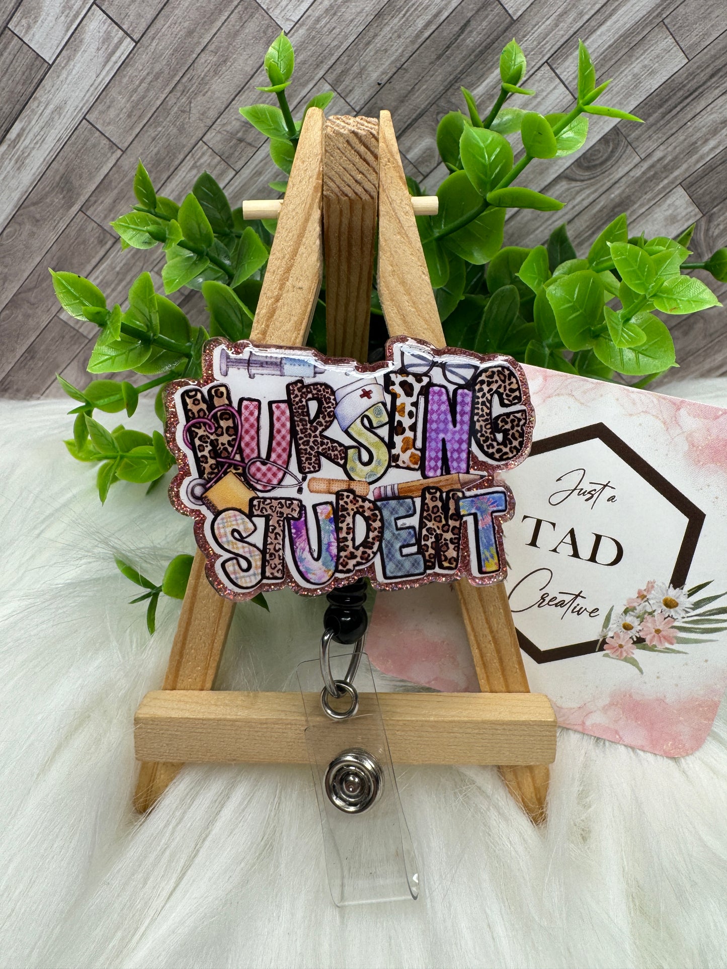 Nursing Student Graphic Interchangeable Badge Topper