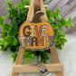 Give Thanks Pumpkin Interchangeable Badge Topper