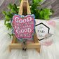 “Good Thoughts Become Good Things” Interchangeable Badge Toppers