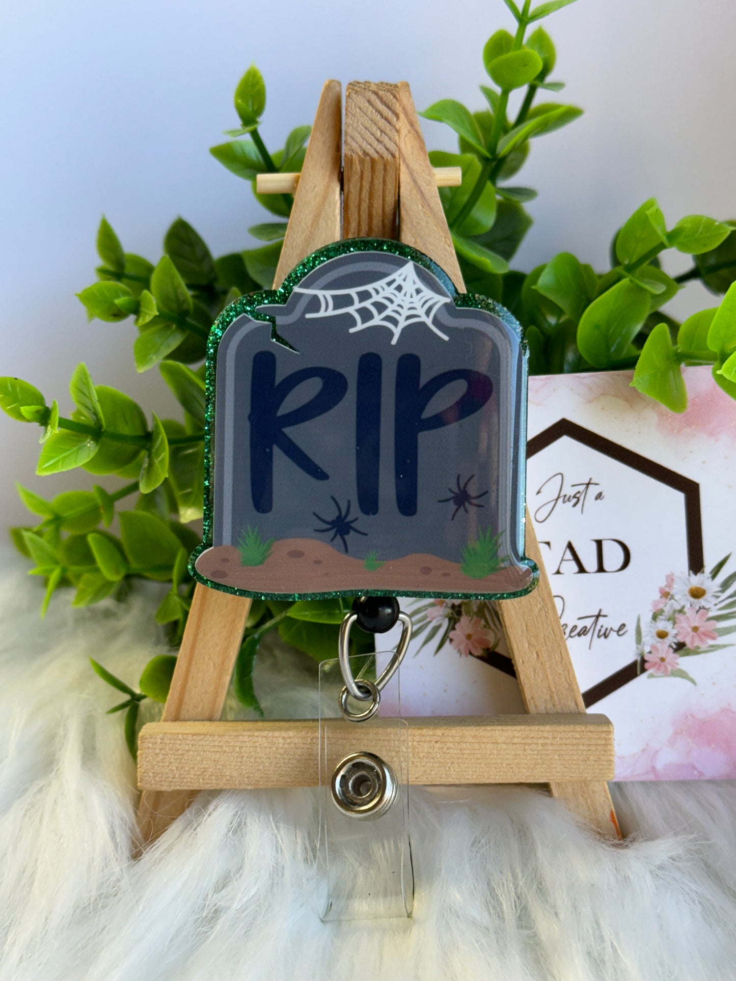 "RIP" Tombstone Interchangeable Topper