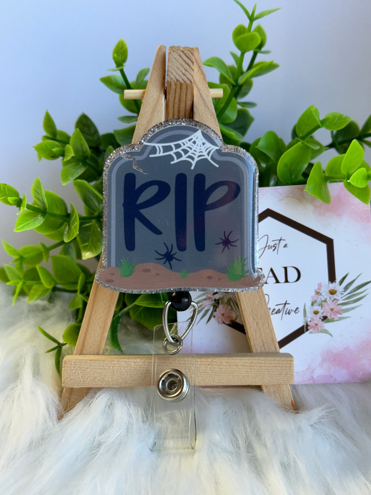 "RIP" Tombstone Interchangeable Topper