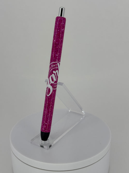 Barbie Print Wrapped Gel Pen