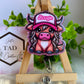 Bougie Highland Cow Interchangeable Badge Topper