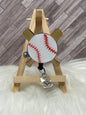 Baseball & Bats Glittered Interchangeable Badge Reel Topper