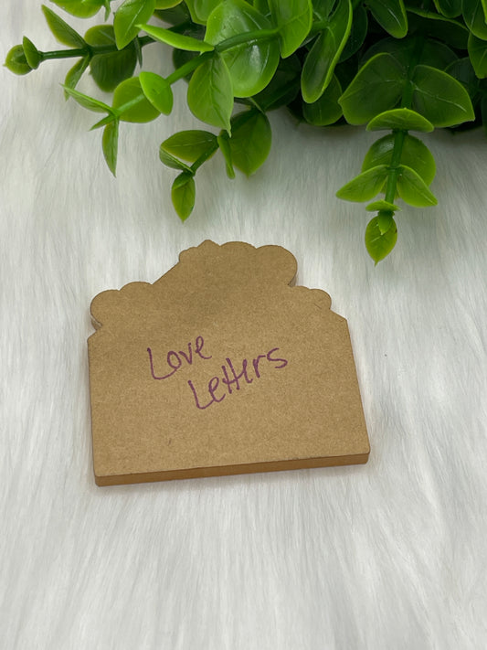 Love Letters 2" Custom Request Blank