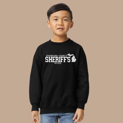 Youth Simple Design Crawford County Crewneck Sweatshirt