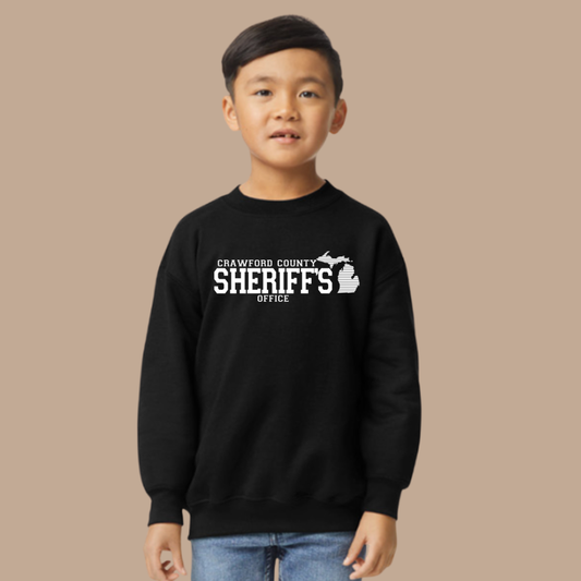 Youth Simple Design Crawford County Crewneck Sweatshirt