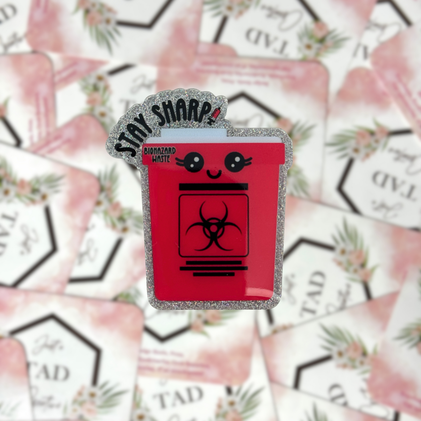 Sharps Container Interchangeable Badge Topper
