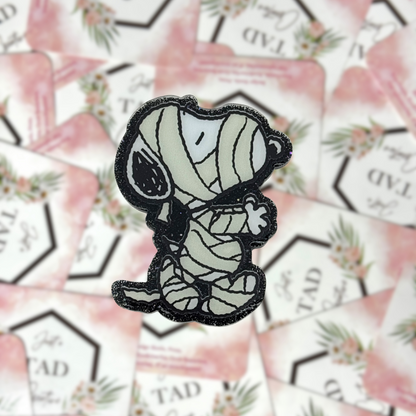 Mummy Dog Interchangeable Badge Topper