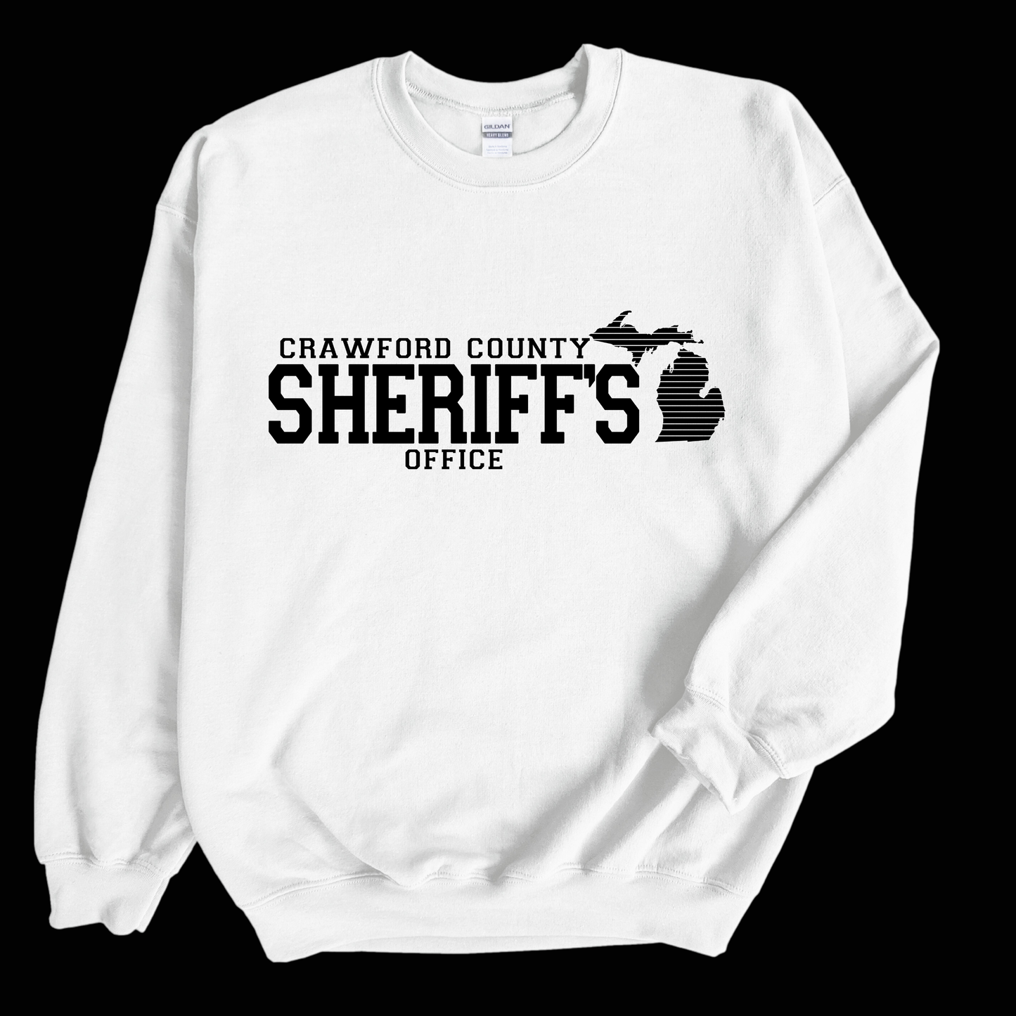 Simple Design Crawford County Adult Crewneck Sweatshirt