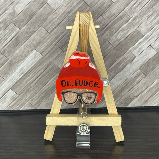 "Oh Fudge" Hat and Glasses Interchangeable Topper